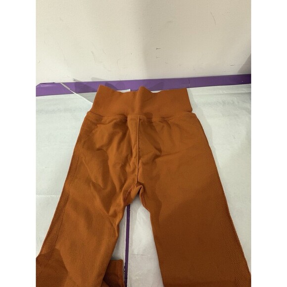Revolve Rust Hallie Leggings High Compression S/M Proto type W20" rise 10" L25" - Picture 7 of 8